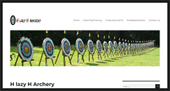 Desktop Screenshot of hlazyharchery.com