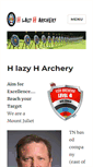 Mobile Screenshot of hlazyharchery.com